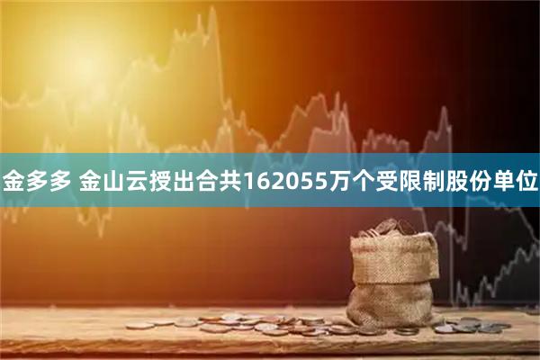 金多多 金山云授出合共162055万个受限制股份单位